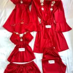 5 PIEZAS REBECA ROJO